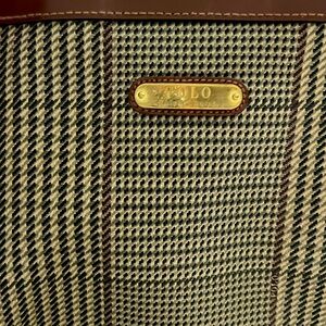 Vintage Polo Ralph Lauren Tartan Tote Medium Size